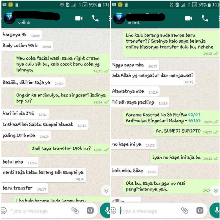 Kisah Belanja Online